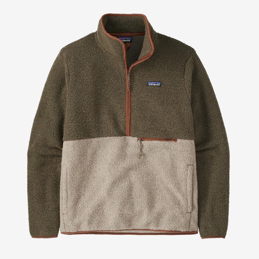 Herren-Pullover aus recyceltem Fleece