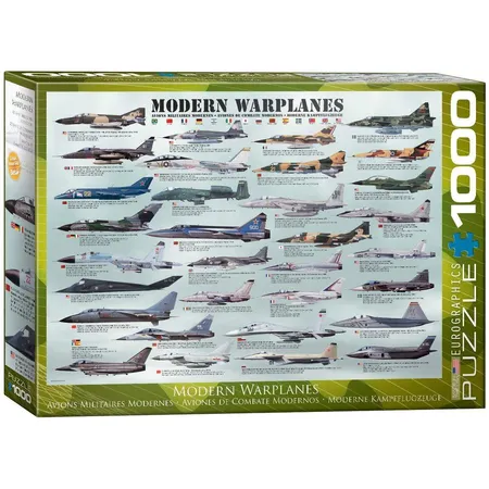 Eurographics Moderne Kampfflugzeuge, 1000 Teile