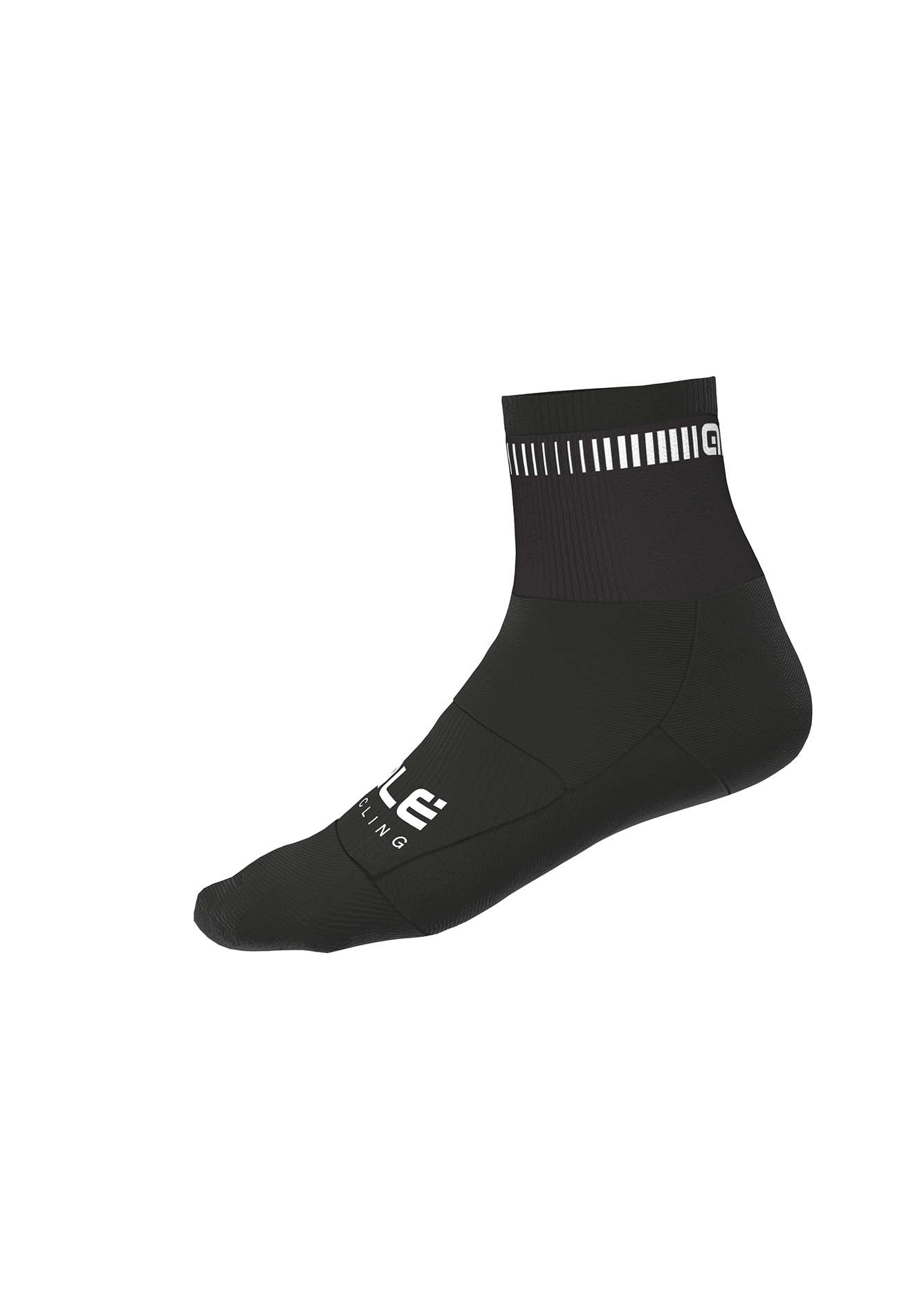 Ale Logo Q-Skin Fietssokken Zwart/Wit