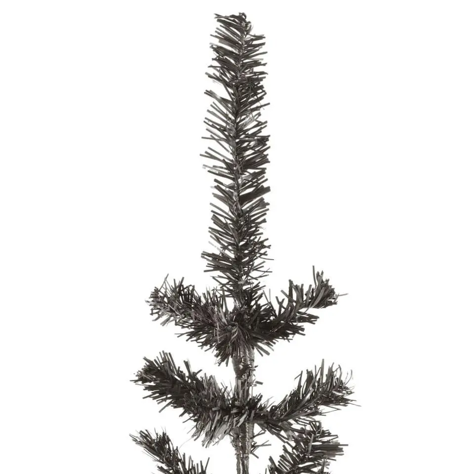 vidaXL - Kunstkerstboom met 486 tips en staal standaard 240 cm - Zwart - PVC