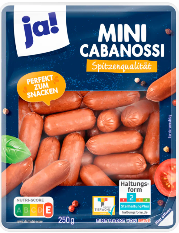 Ja! Mini Cabanossi 250g MHD:3.1.25