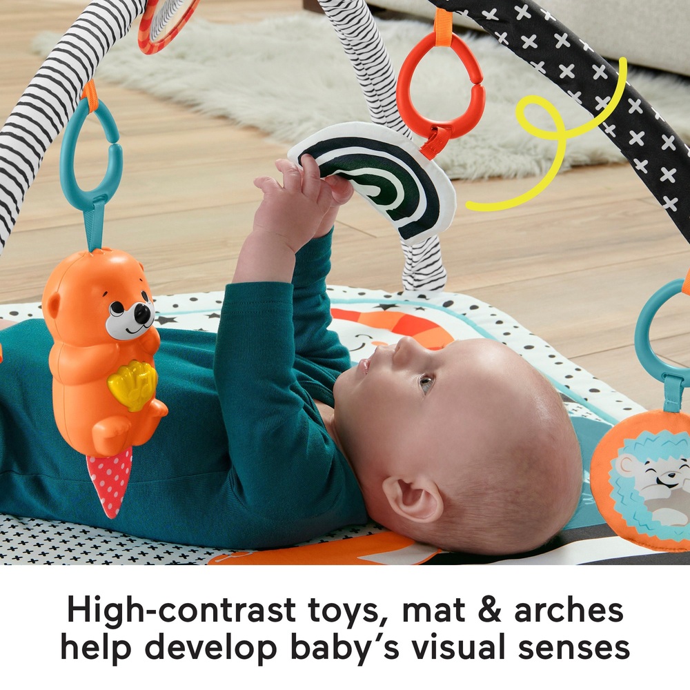 Fisher-Price 3-in-1 Musik-, Leucht- und Wachstums-Babyspielcenter
