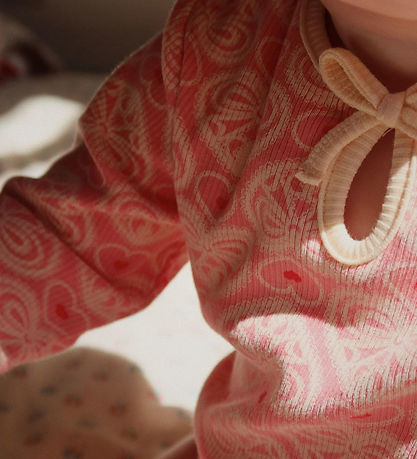 Konges Sløjd Body l/ä - Rib - Ella - Spitzen Rose