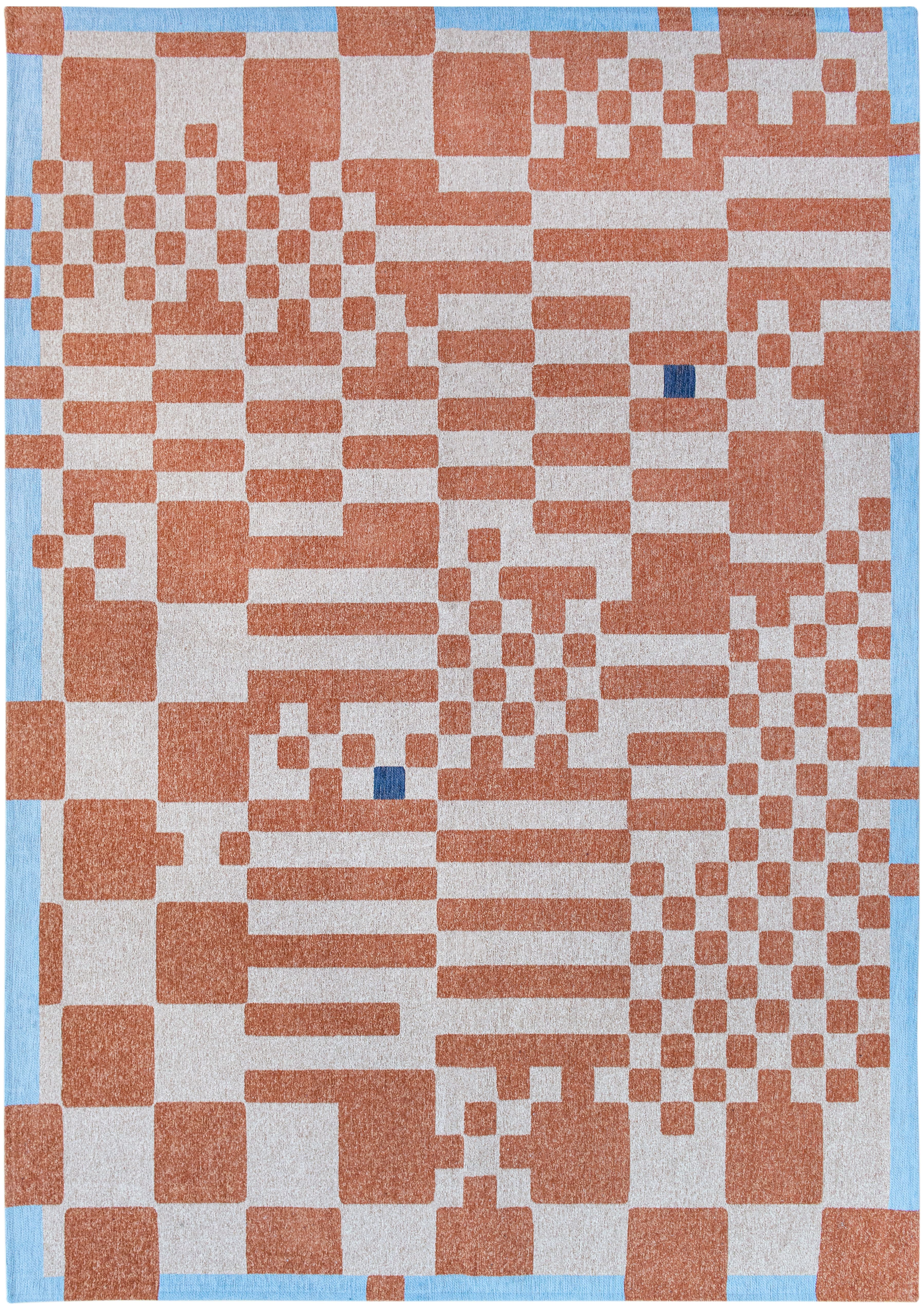 Vloerkleed Nude 9341 Chess  | Louis de Poortere