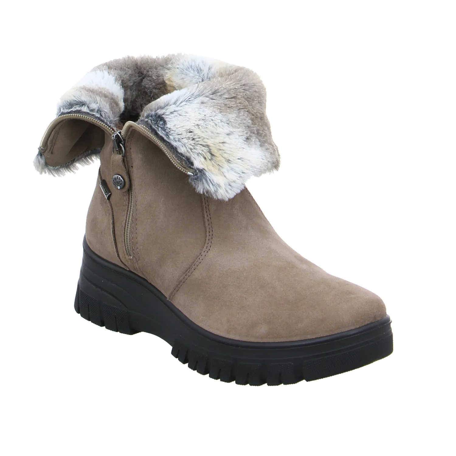 IMAC Comfort-Stiefelette Taupe Leder  TEX Membrane