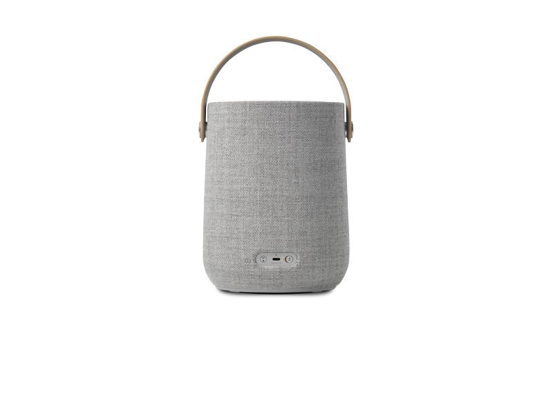 Harman/Kardon Smart Speaker Citation 200 Grau Tragbarer smarter Lautsprecher mit Klang in HD-Qualität