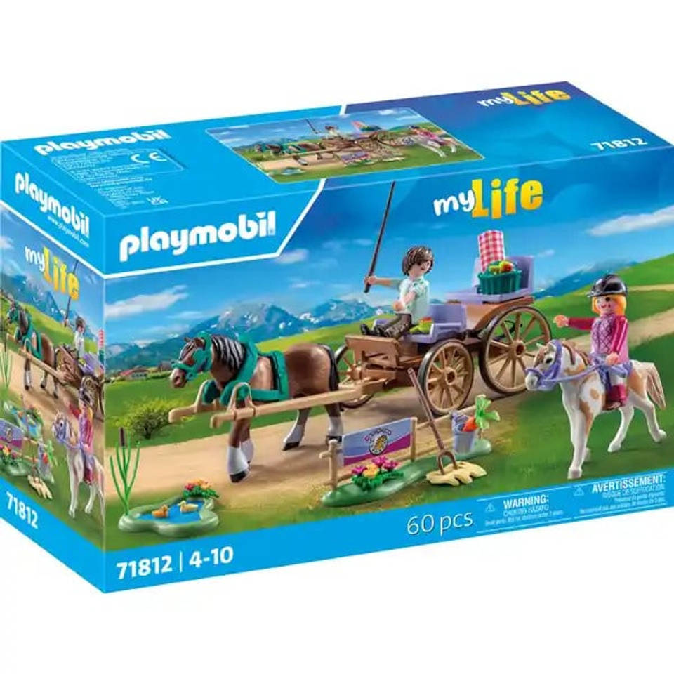 PLAYMOBIL My Life paardenkoets 71812