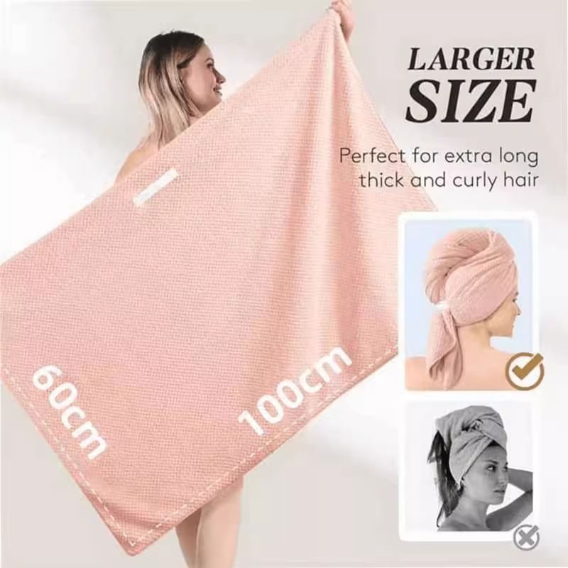 Honeyfluff - Snel drogende koraalfleece haarhanddoek (verschillende designs)