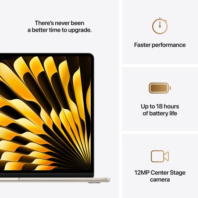 MacBook Air 15 M4 16/256GB (Stjerneskær)
