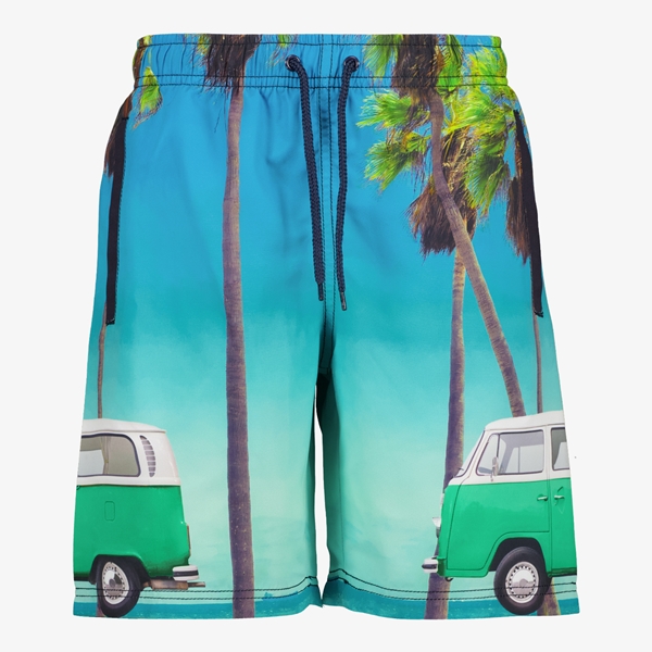 Osaga heren zwemshort met tropische print