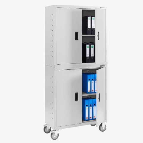 Aktenschrank mit Rollen 180cm