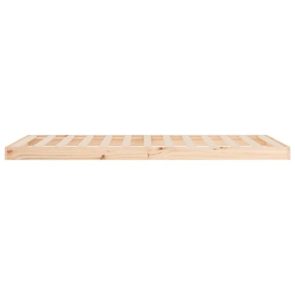 vidaXL Sengeramme 90x200 cm heltre furu