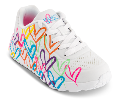 Skechers Uno Lite Spread the Love Sneaker Hvid 314064L