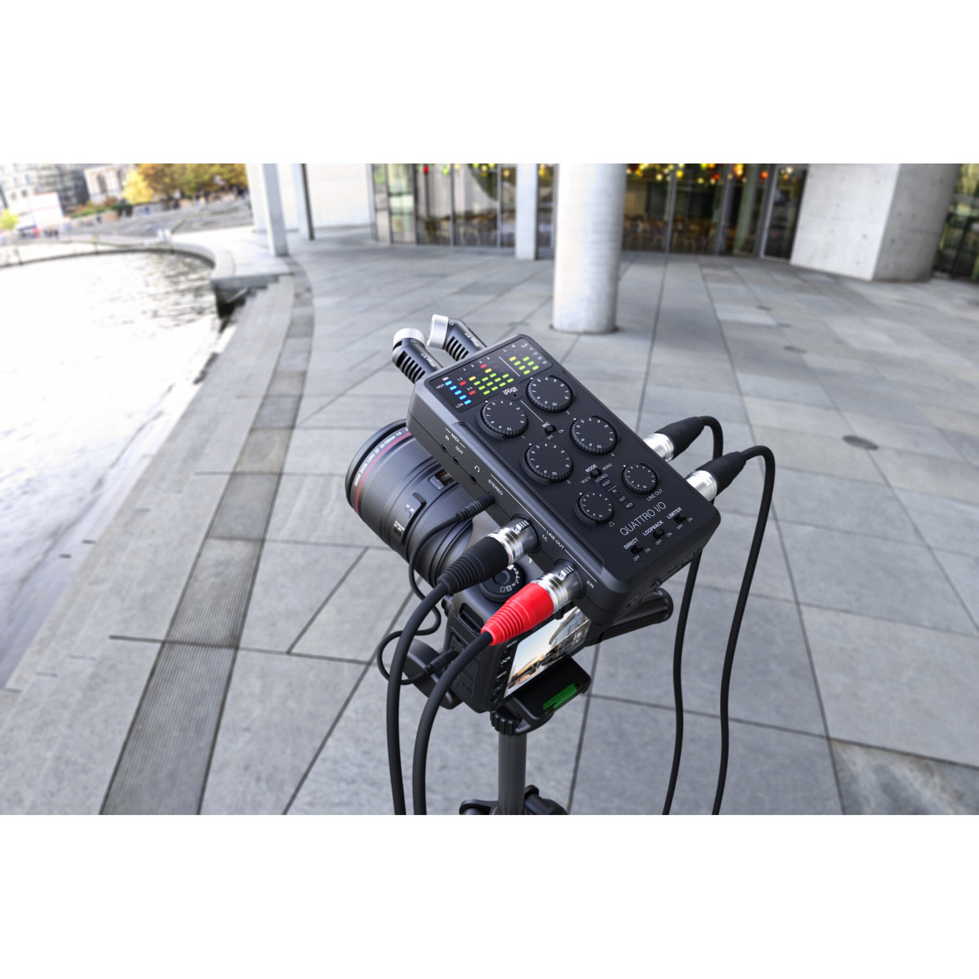 IK Multimedia iRig Pro Quattro I/O Deluxe audio en MIDI interface