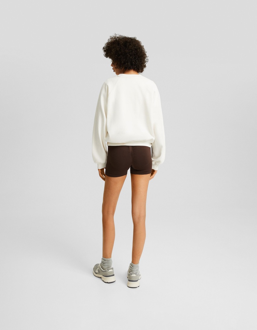 Leggings de ciclismo push-up sem costura