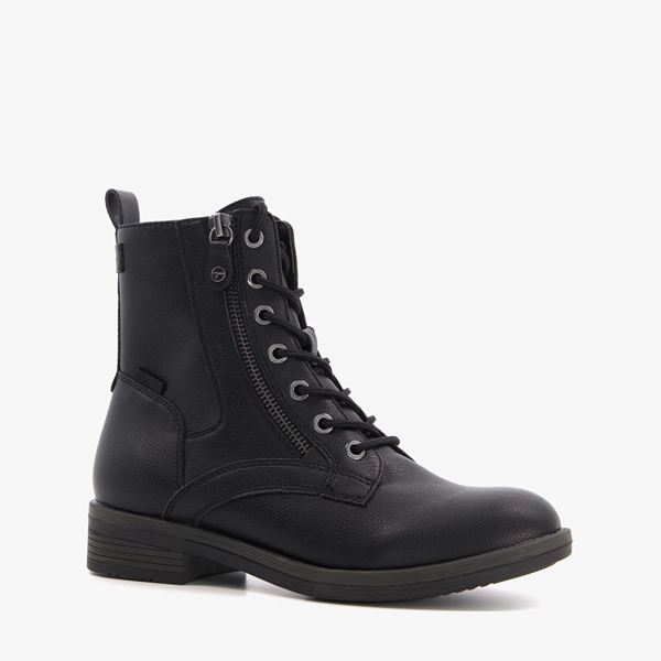 Tamaris dames veterboots zwart