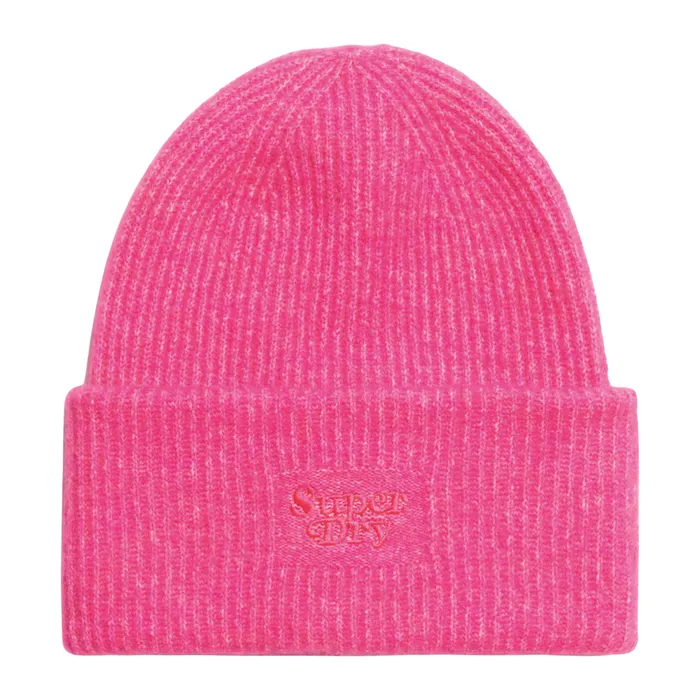 Superdry Soft Ribbed Beanie Dames