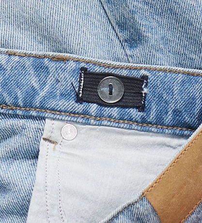Kids Only Shorts - KogPacy - Light Blue Denim m. Blumen