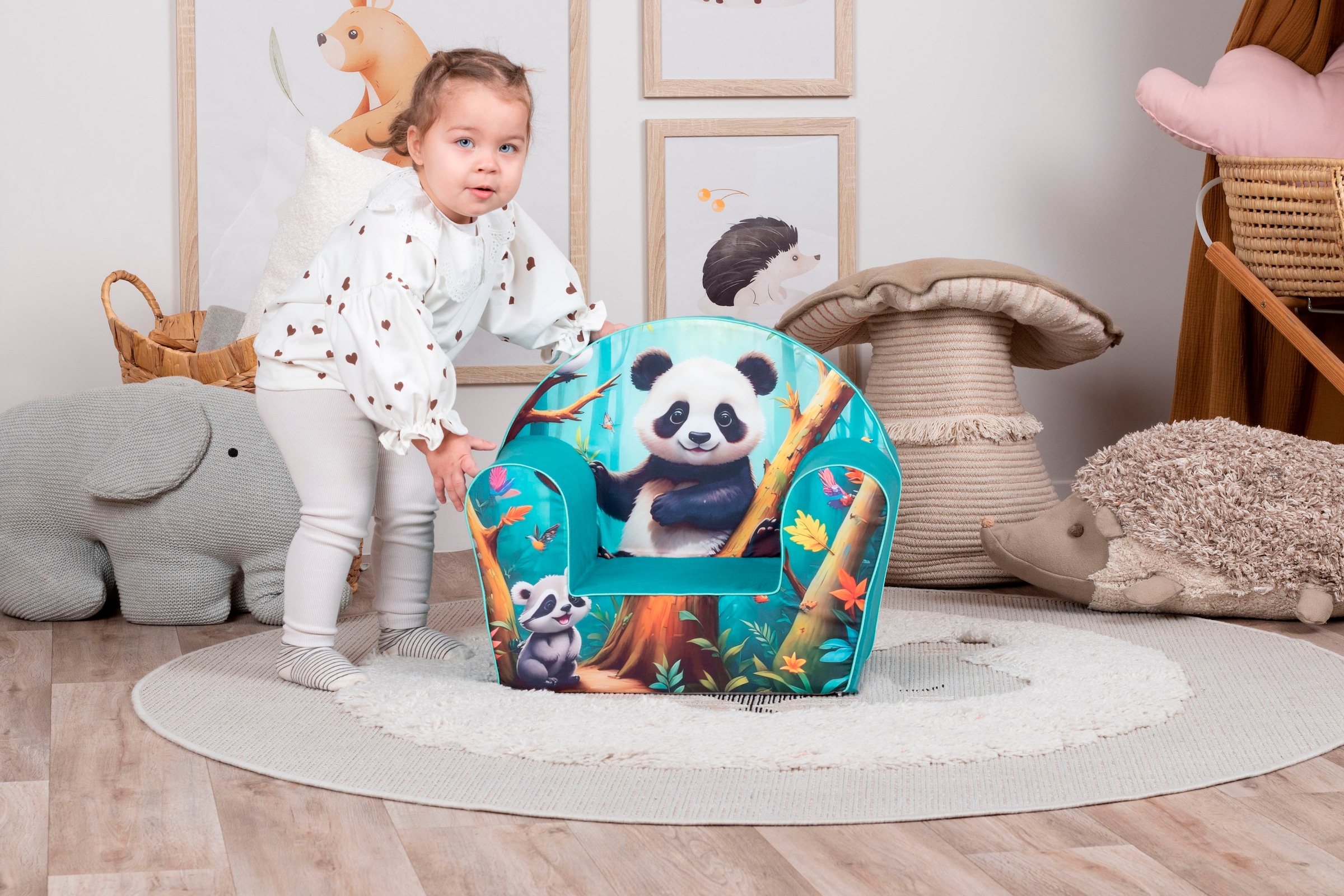 Knorrtoys® Sessel »Lucky panda« für Kinder; Made in Europe