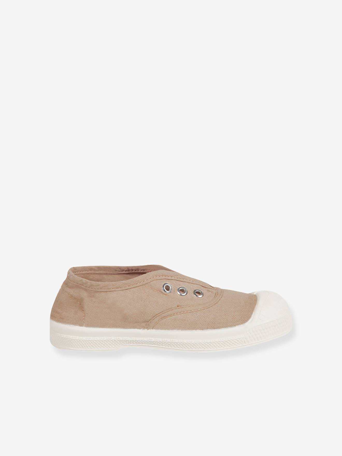 Pantufas de algodão bege Elly BENSIMON®