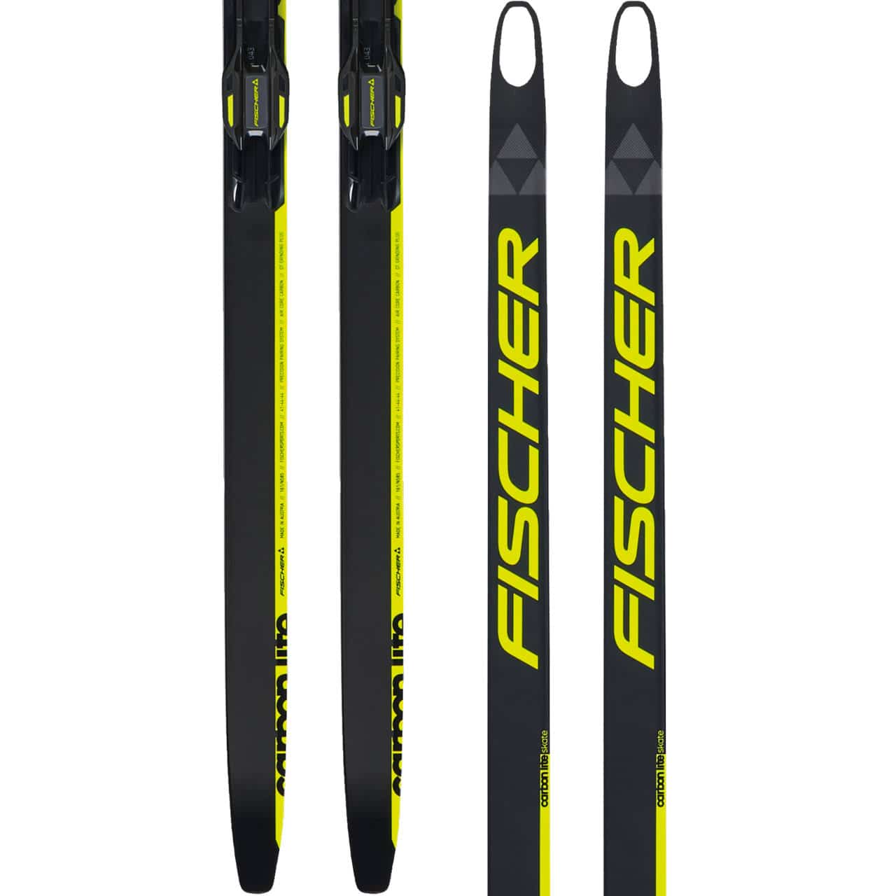 Fischer Carbonlite Skate Jr. incl. Race Jr. Skate IFP Bindung (2024/25) | Skating | Langlaufski | Langlauf | XSPO