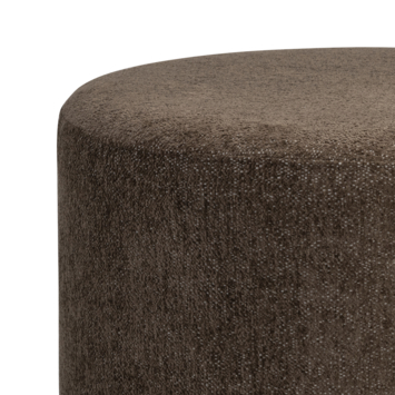 KARWEI poef Raven bruin textiel