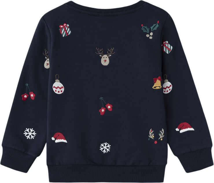 Name It NMNRKRINGLE NREG SWEAT BRU Blå