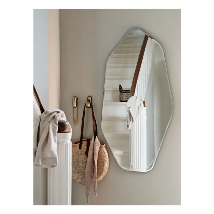 Broste Copenhagen Miroir Ruby | Noir