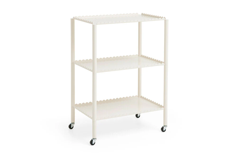 HAY  Arcs Trolley High rullebord - Eggshell