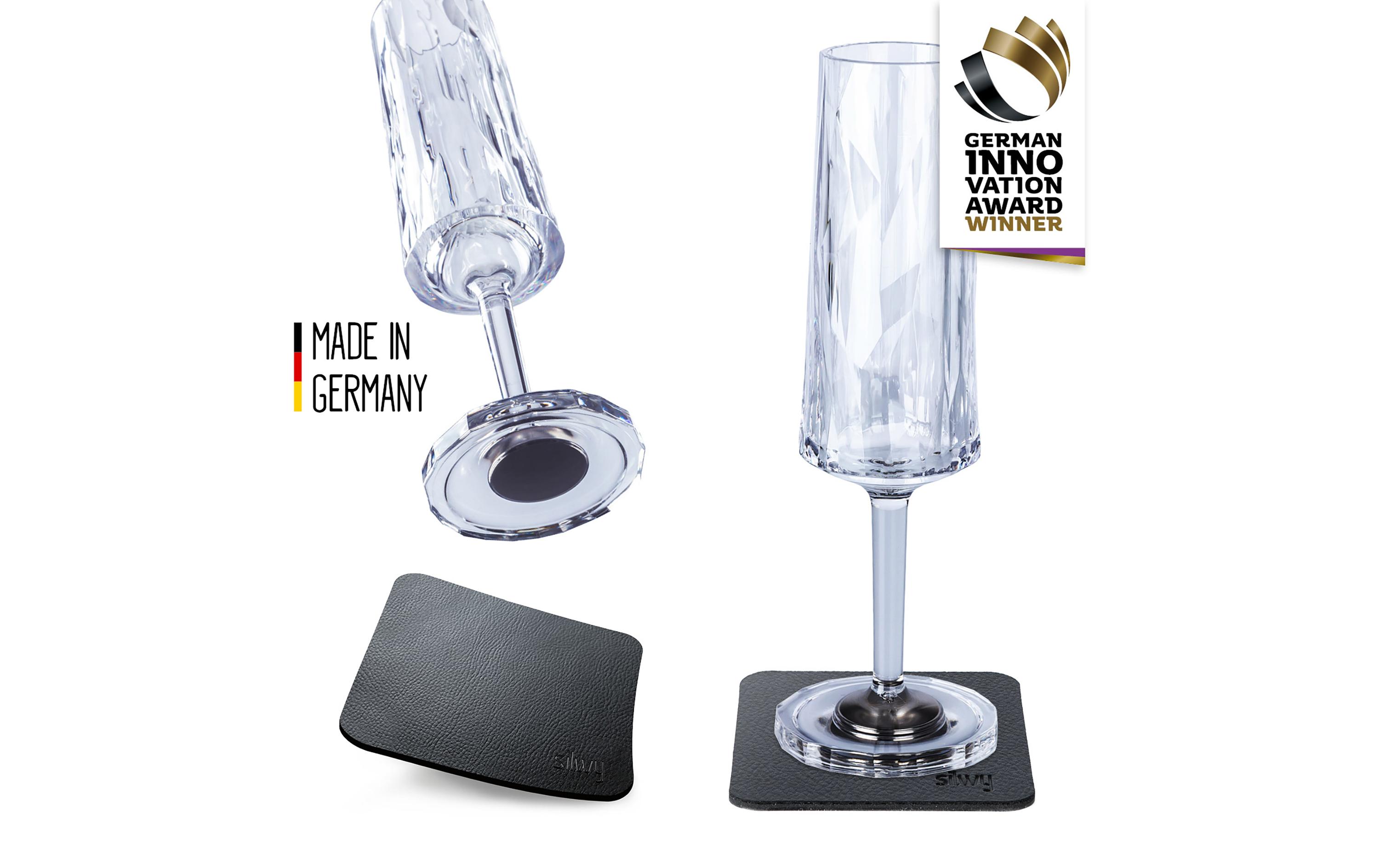 Outdoor-Champagnerglas Hightech-Kunststoffgläser, 2er-SetUnzerbrechliche Sektgläser