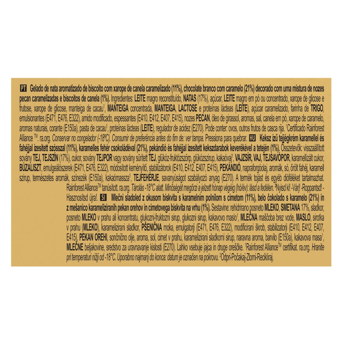 GELADO PINT MAGNUM DOUBLE GOLD CARAMEL 440ML