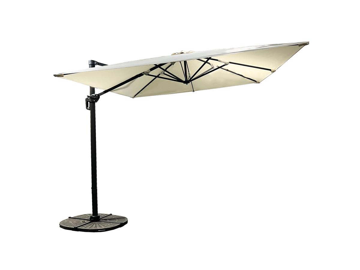 Buitenkado ultimate 3x3m aluminium zweefparasol - beige