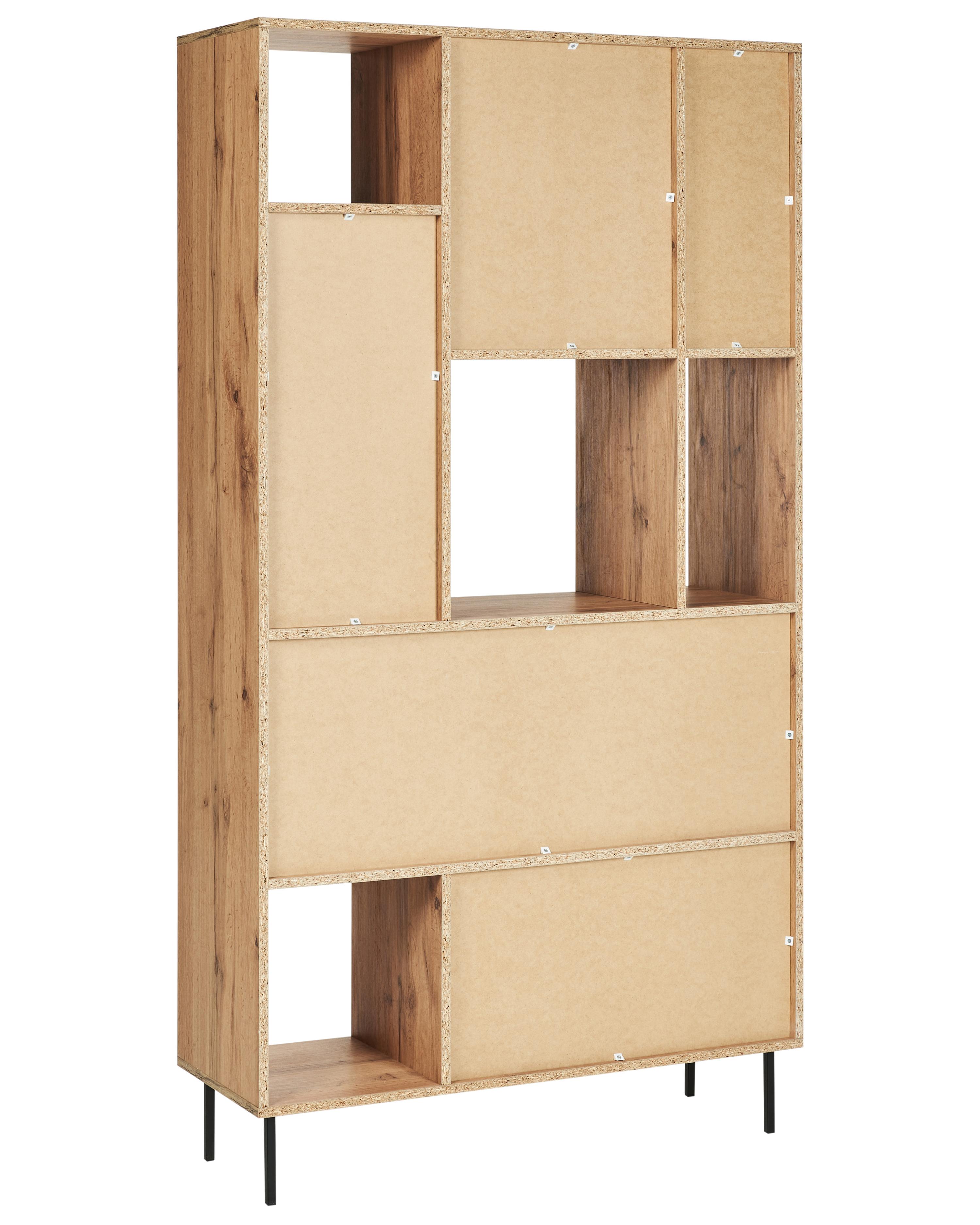 Opbergkast met 5 planken AMOS 185 cm Lichtbruin