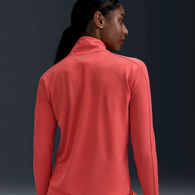 Nike Swoosh 1/2 Zip Run Sportsweater Dames Rood M/38.