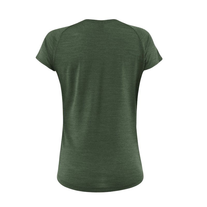Loeffler Velo Merino dames t-shirt - Olive Green