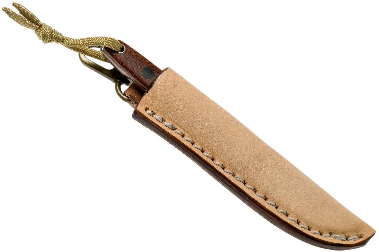 Ohta OFB SS 50 Natural Canvas Micarta vaststaand mes