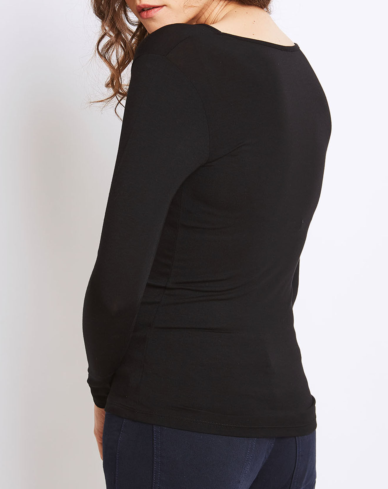 Mare T-Shirt Marion en Micromodal noir