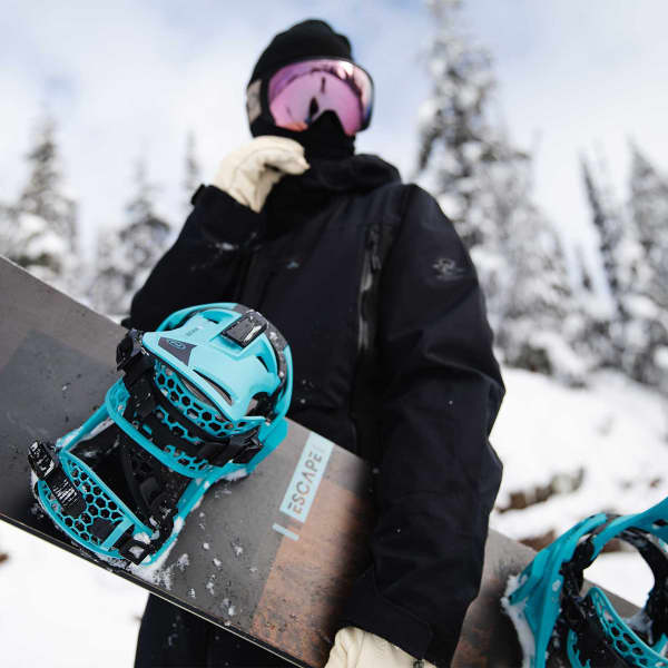 Fixation snowboard NIDECKER SUPERMATIC ESCAPECYAN