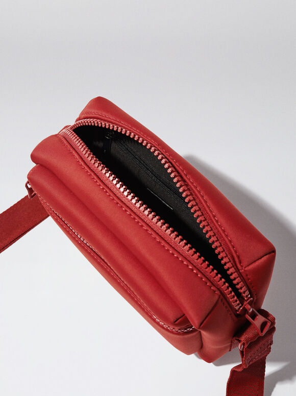 Bolsa de ombro em neoprene - Coral