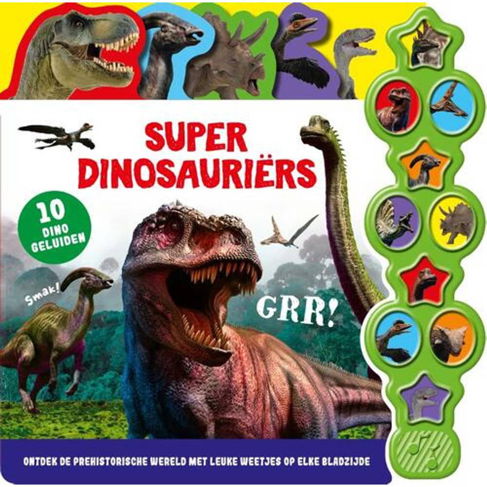Super Dinosauriërs geluidenboek