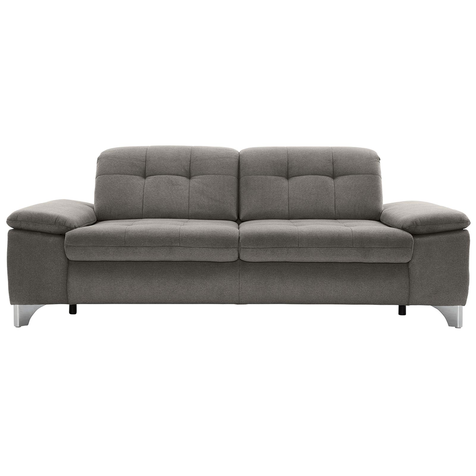 polsterpower 3-Sitzer-Sofa - Belle grey - Basismodell