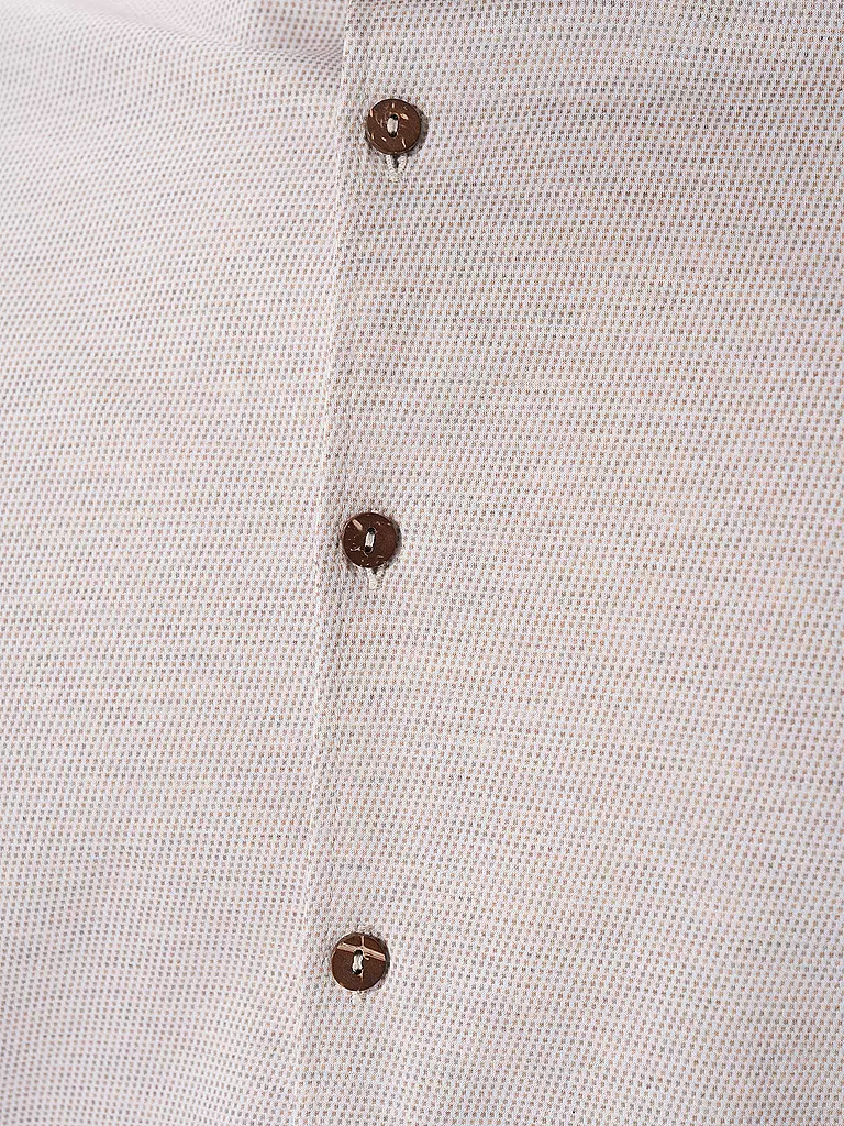 GWEIH & SILK Trachtenhemd COMER SEE Tailored Fit beige