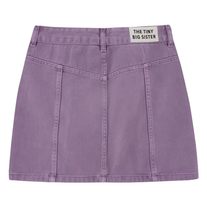 The Tiny Big Sister Jupe Jean Twill | Violet