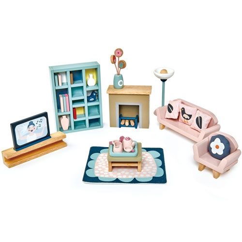 Tender leaf toys poppenhuis woonkamer
