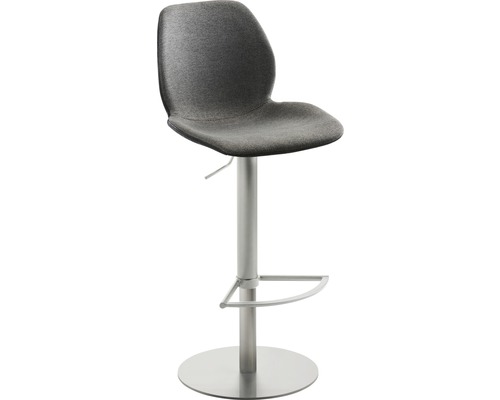 Barkruk Mayer Zitmeubelen 1276 46 x 50 x 84,5 cm RVS zwart antraciet