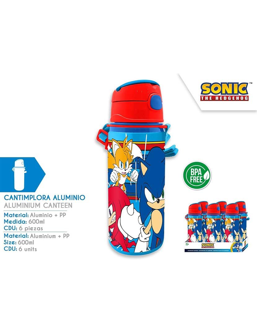 Aluminum Bottle With Handle 600Ml Sonic 6X