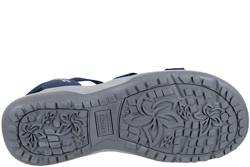 SKECHERS RAGGAE SLIM STRETCH FLEX NAVY BLUE SANDAL