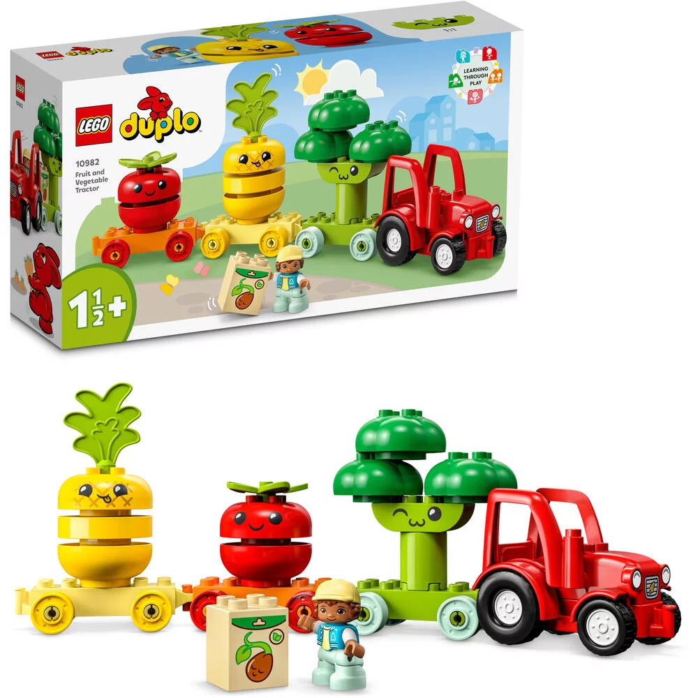 LEGO®DUPLO®MES 1ERS PAS 10982 - LE TRACTEUR DES FRUITS ET LEGUMES