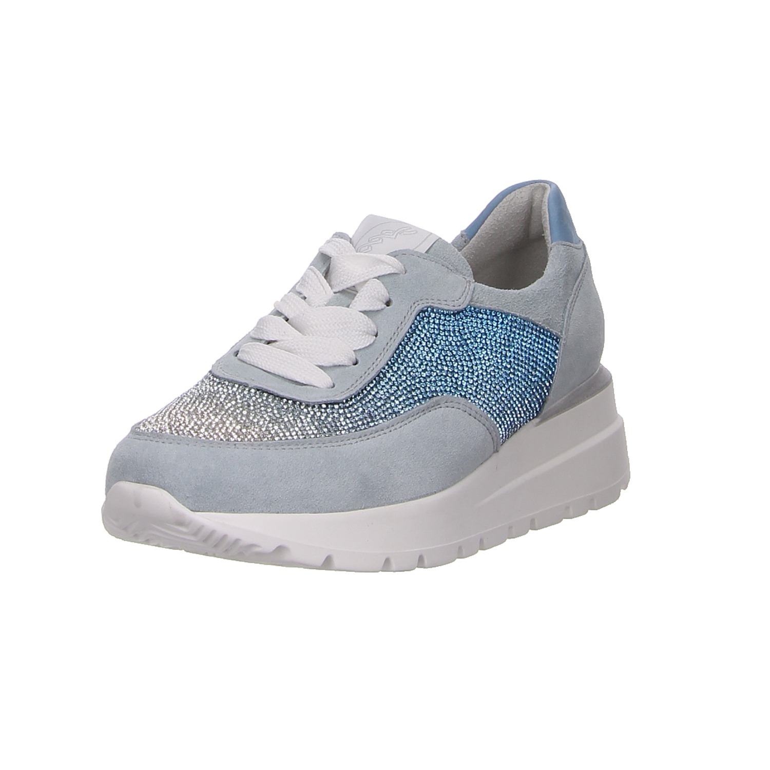 Waldläufer Schnürer blau blau