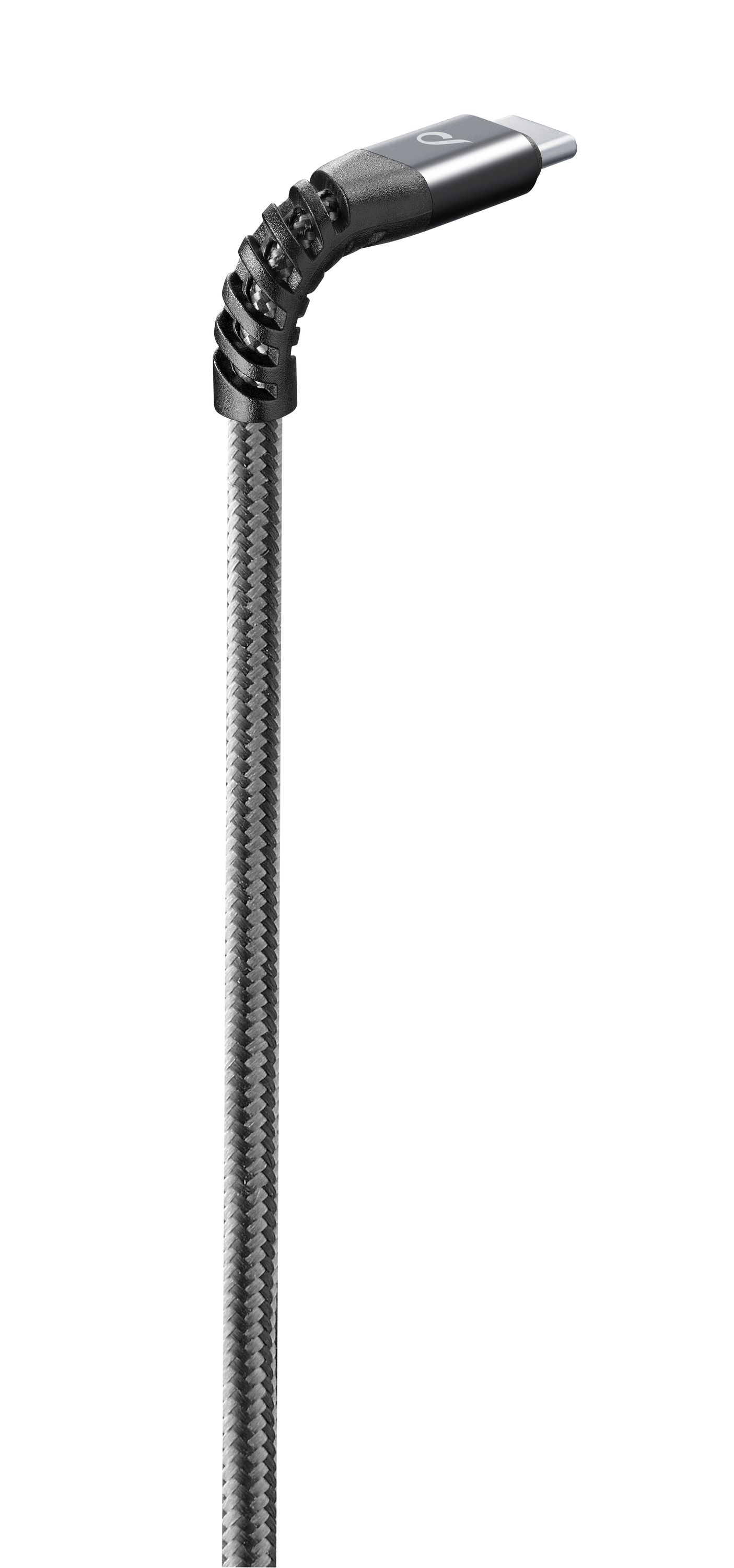 (15cm) Tetra Force MFi Nylon USB C auf Lightning Ladekabel PD Datenkabel (TETRACABC2LMFI15CK) - Schwarz